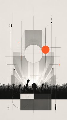 Conceptual Modern Art Style flyer example
