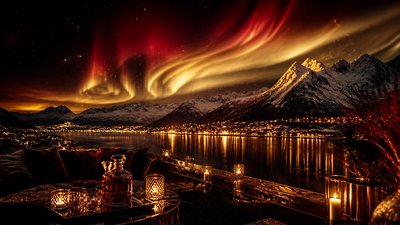 Night Luxe Aesthetic banner example