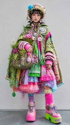 Harajuku Fashion Style character design