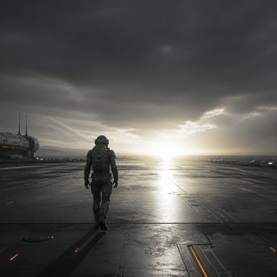 Hard Sci-Fi Art album cover example