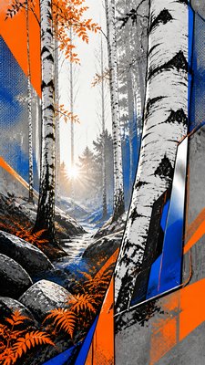 Streetwear Fashion Design wall art print example