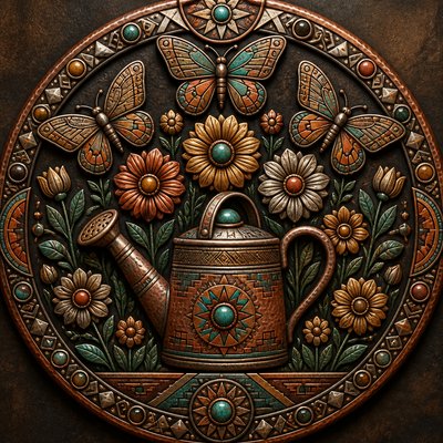 Ethnic Tribal Jewelry Design coloring page example