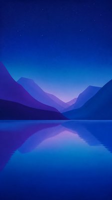 Color Field Painting Style phone wallpaper example