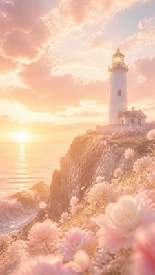 Light Feminine Aesthetic poster example