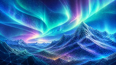Procedural Digital Art Style banner example