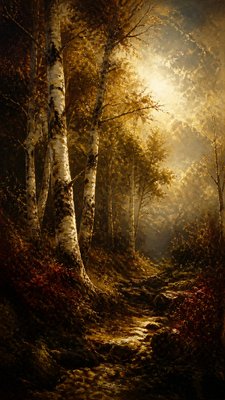 Baroque Art Style wall art print example