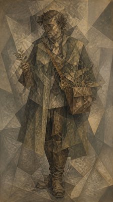 Analytical Cubism Art Style character design example
