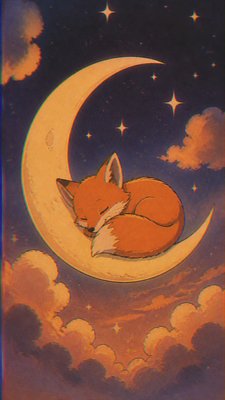Vintage Retro Anime Art Style baby announcement example