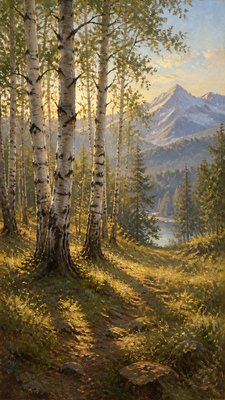 Landscape Nature Art wall art print example