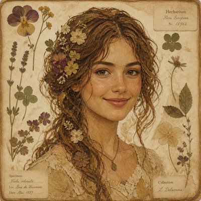Pressed Flowers profile picture example