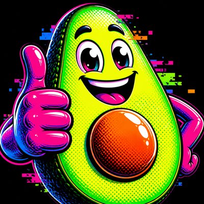 Neo-Pop Art Style sticker example
