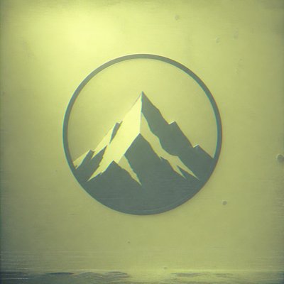 Creepy Liminal Art Style logo concept example
