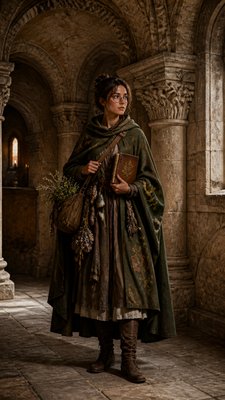Romanesque Architecture character design example
