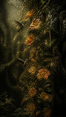 Forest Nature Art phone case design example