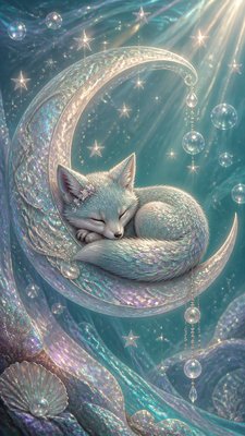 Mermaidcore Aesthetic baby announcement example