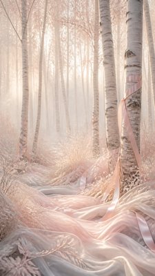 Balletcore Aesthetic wall art print example