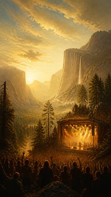 Hudson River School Art Style flyer example
