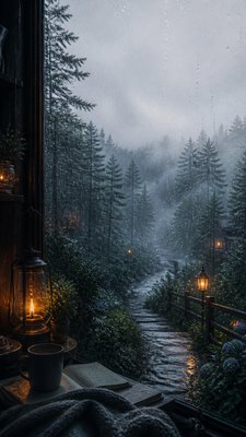 Rainy Day Aesthetic book cover example