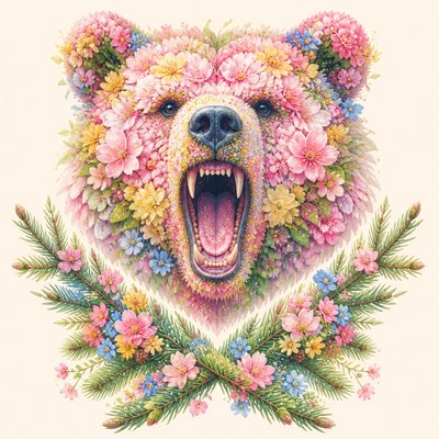 Bloomcore Aesthetic t-shirt design example