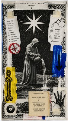 Fluxus Art Style tarot card example