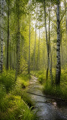 Realistic Landscape Art Style wall art print example