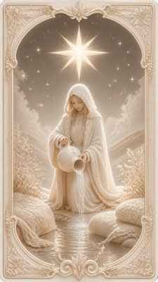 Vanilla Girl Aesthetic tarot card example