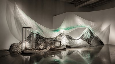 Installation Conceptual Art Style banner example
