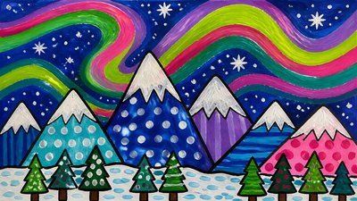 Naive Art Style banner example