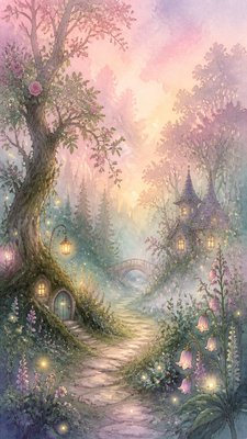Fairy Tale Fantasy Art book cover example