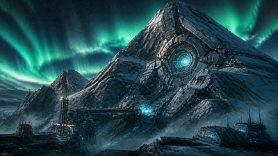 Mecha Sci-Fi Art banner example