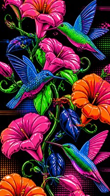 Neo-Pop Art Style phone case design example