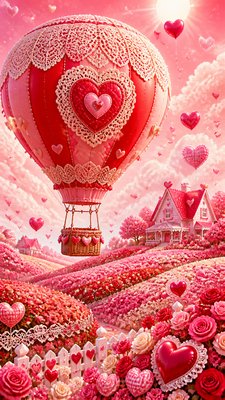 Lovecore Aesthetic greeting card example