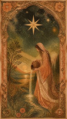 Bohemian Fashion Design tarot card example