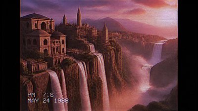 VHS Aesthetic concept art example