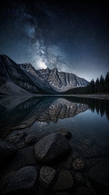 Fine Art Photography Style phone wallpaper example