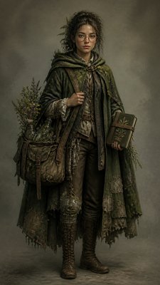 Forestcore Aesthetic character design example