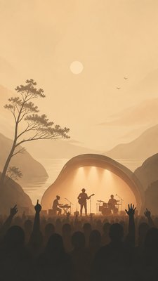 Minimalist Nature Art flyer example