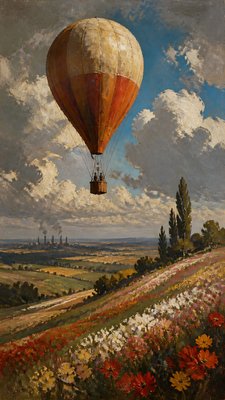 Social Realism Art Style greeting card example