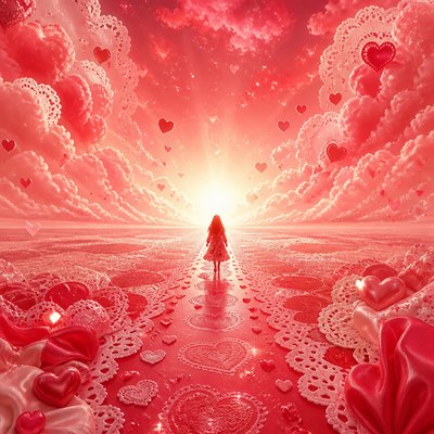 Lovecore Aesthetic album cover example