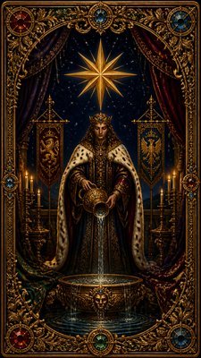 Royalcore Aesthetic tarot card example