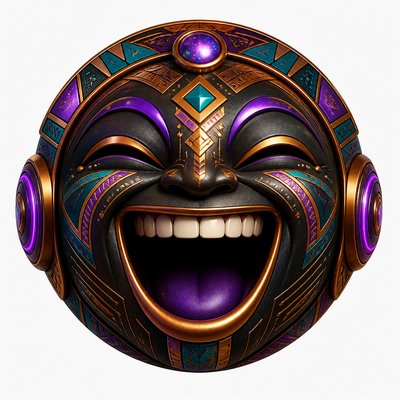 Afrofuturism Art Style Twitch emote example