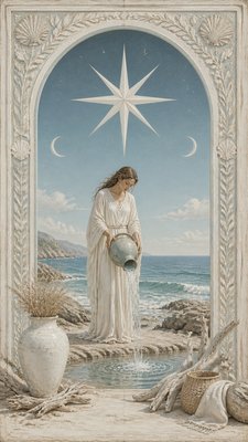 Coastal Interior Design tarot card example
