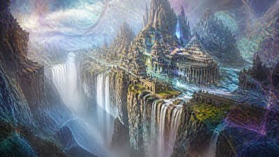 Neural Network Digital Art Style concept art