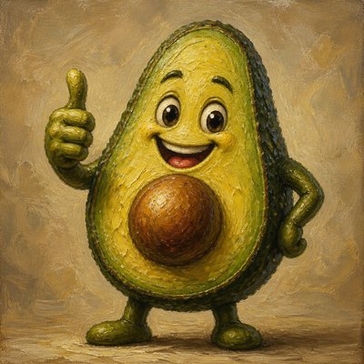 Oil Painting Art Style sticker example