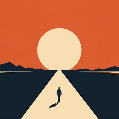 Minimalist Poster Design album cover example