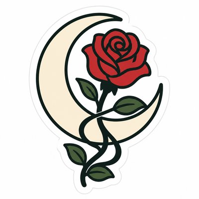 Minimalist Sticker Design tattoo design example