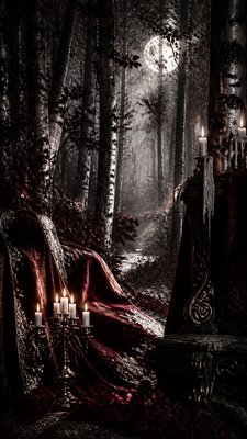 Vampirecore Aesthetic wall art print example