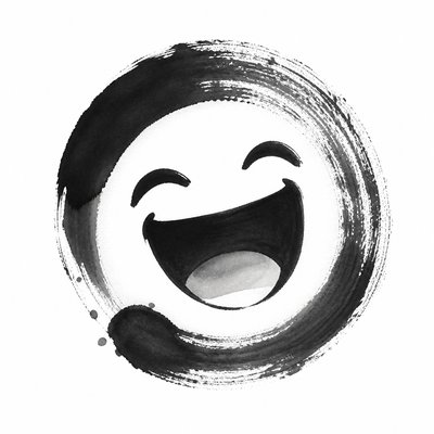 Zen Circle Minimalism Art Style Twitch emote example