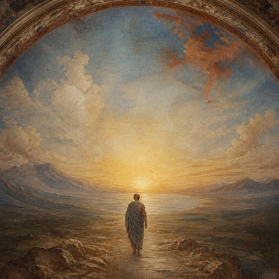 Fresco Narrative Renaissance Art Style album cover example