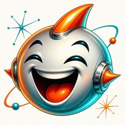 Retro Futurism Sci-Fi Art Twitch emote example